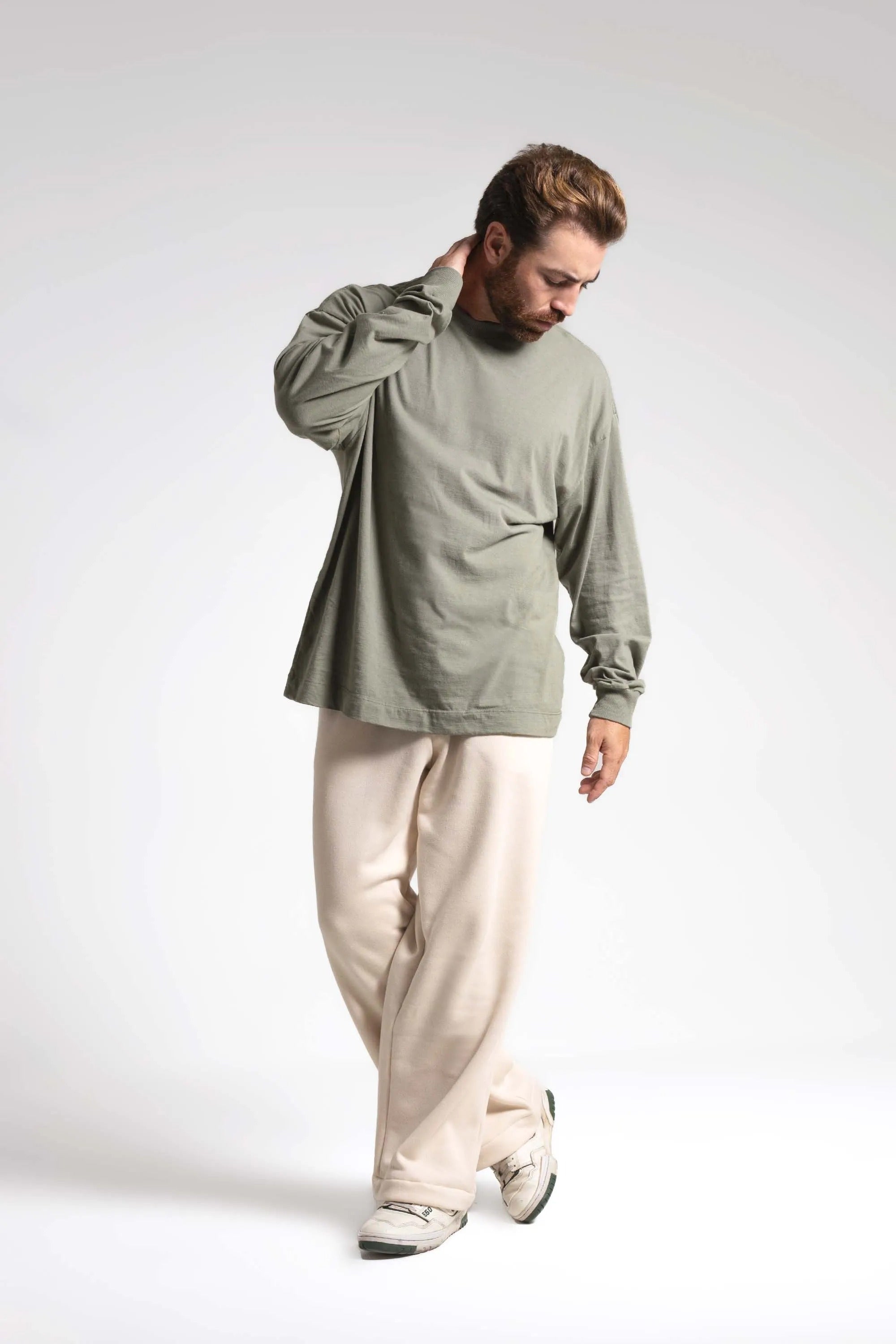 Camiseta Manga Longa Heavy Oversized - Fio 20