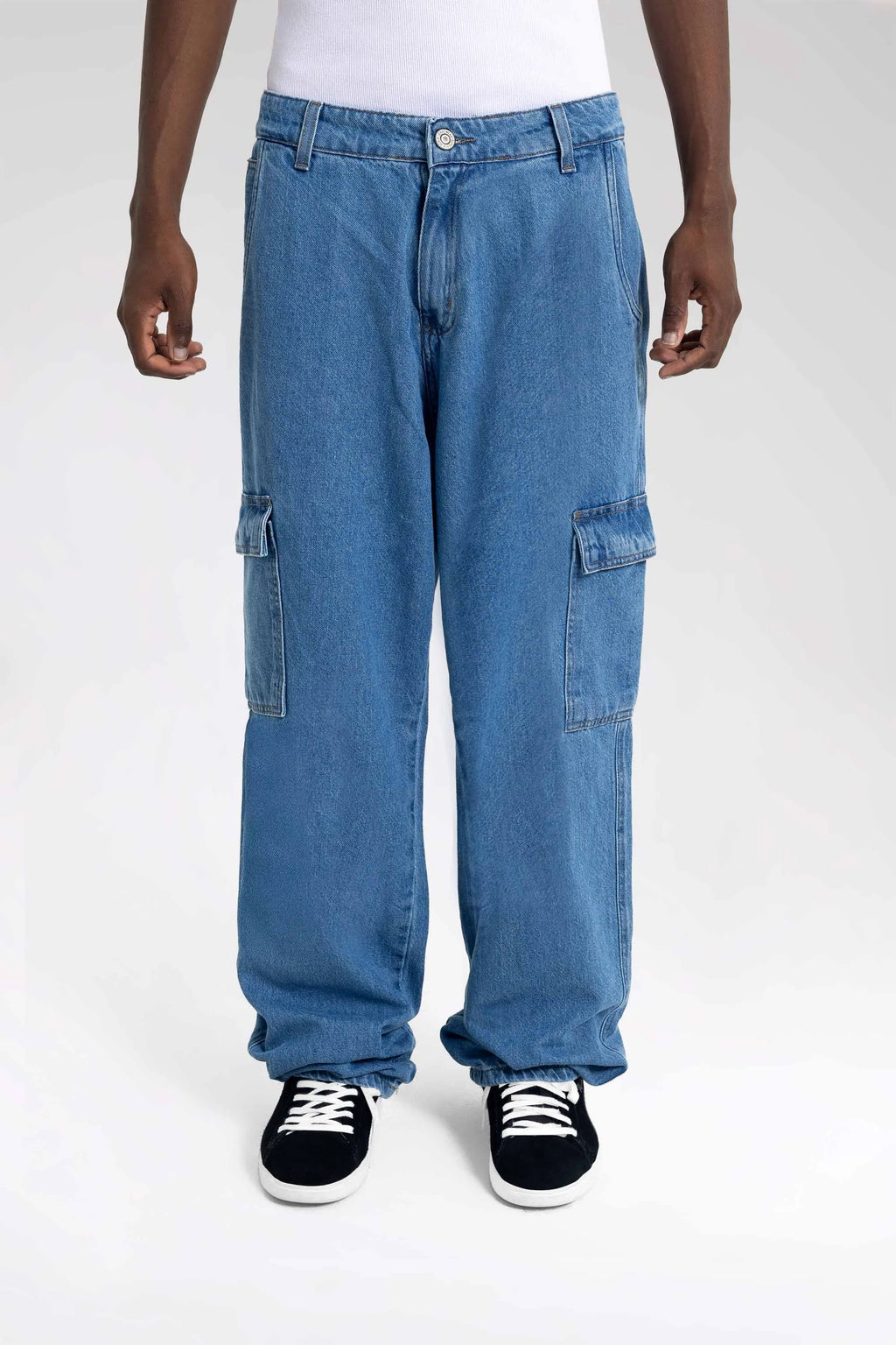 Calça Jeans Heavy Cargo