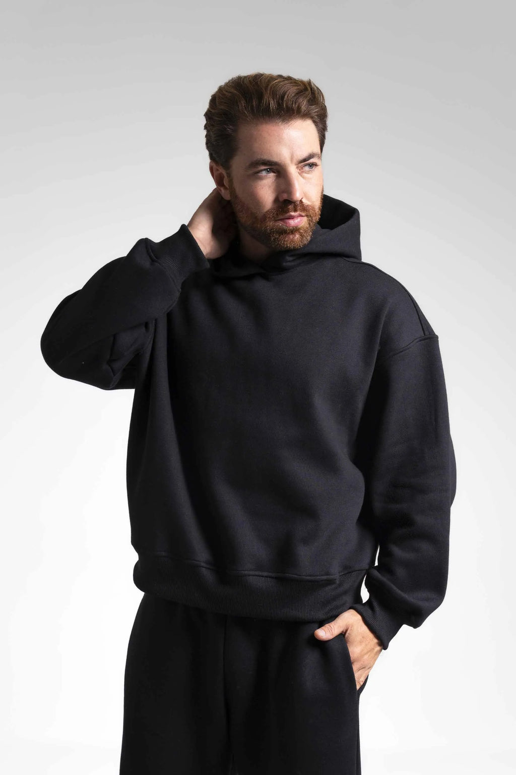 Moletom Oversized Boxy Premium 3 Cabos Com Capuz - Agasalhos