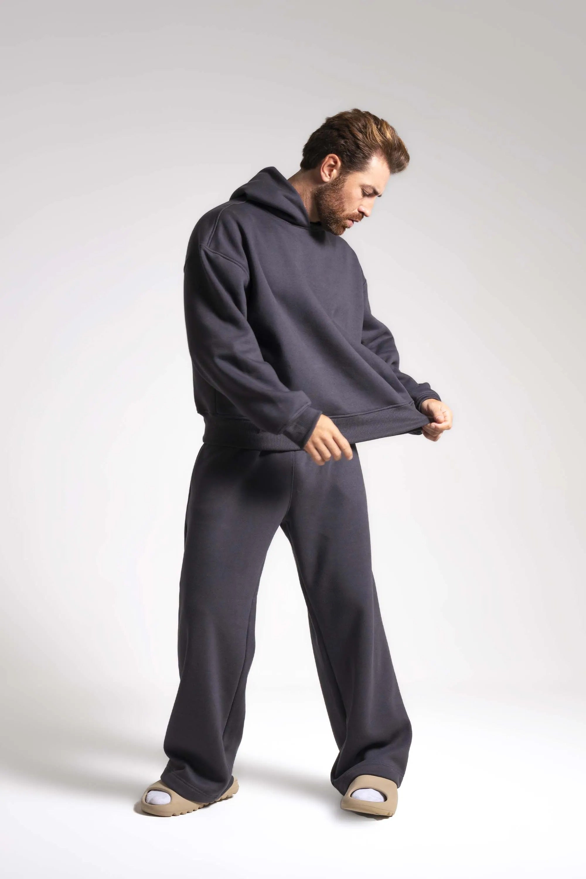 Moletom Oversized Boxy Premium 3 Cabos Com Capuz - Agasalhos