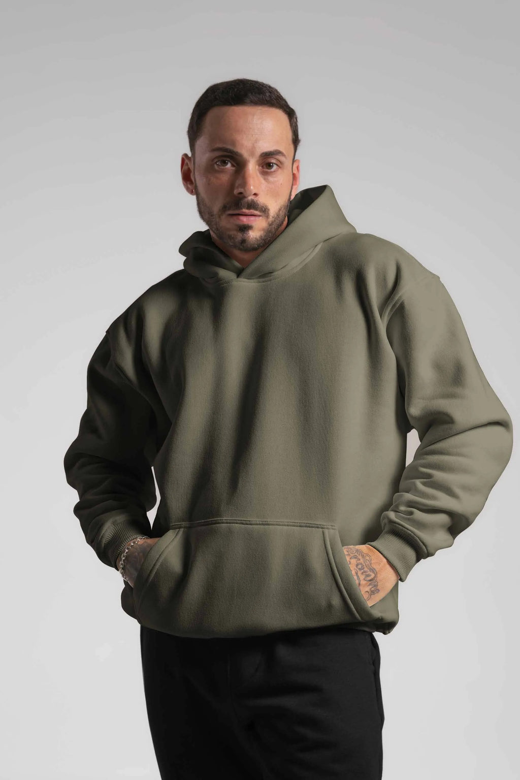 Moletom Oversized Boxy Premium 3 Cabos Com Capuz - Agasalhos