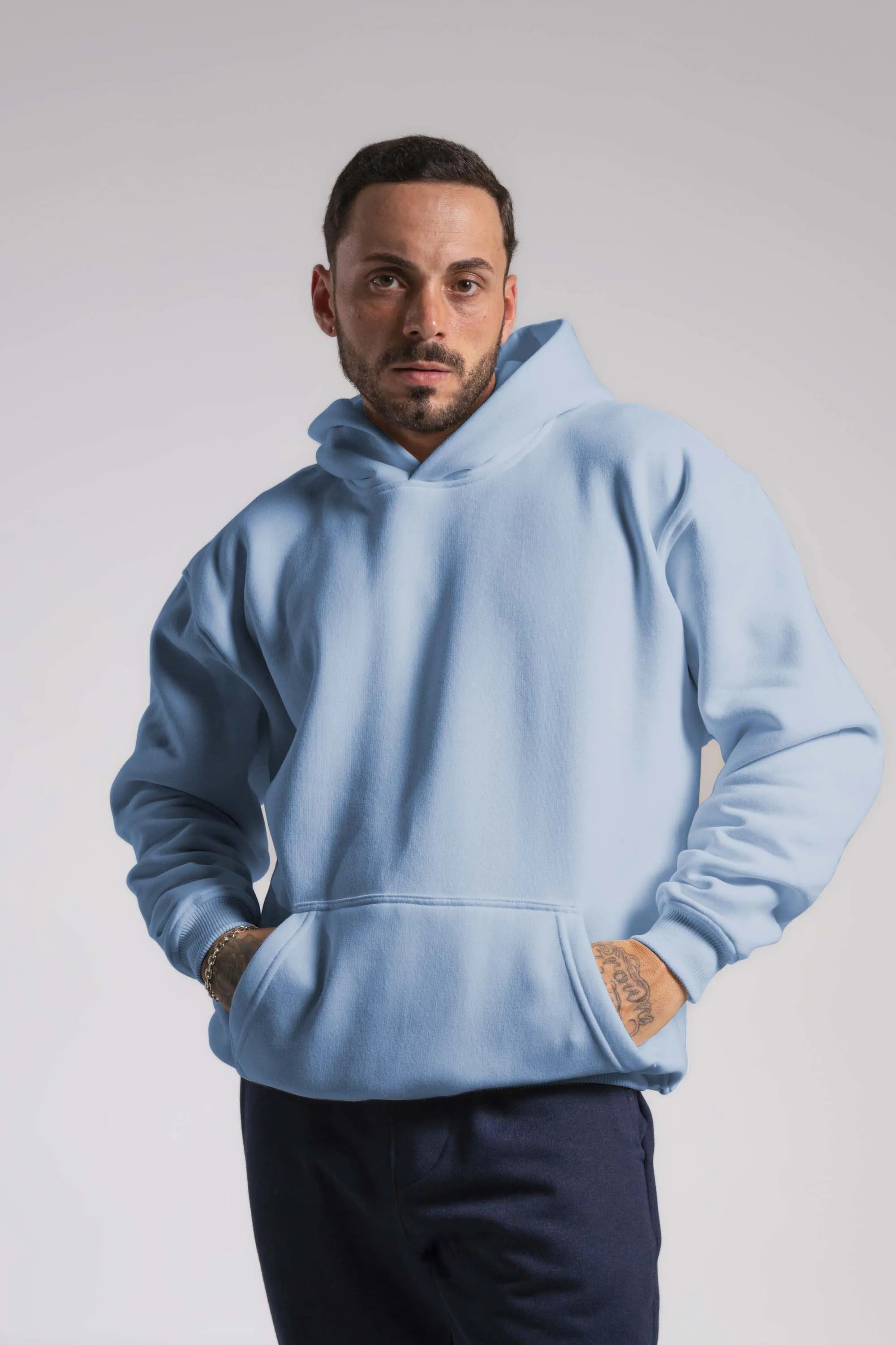 Moletom Oversized Boxy Premium 3 Cabos Com Capuz - Agasalhos