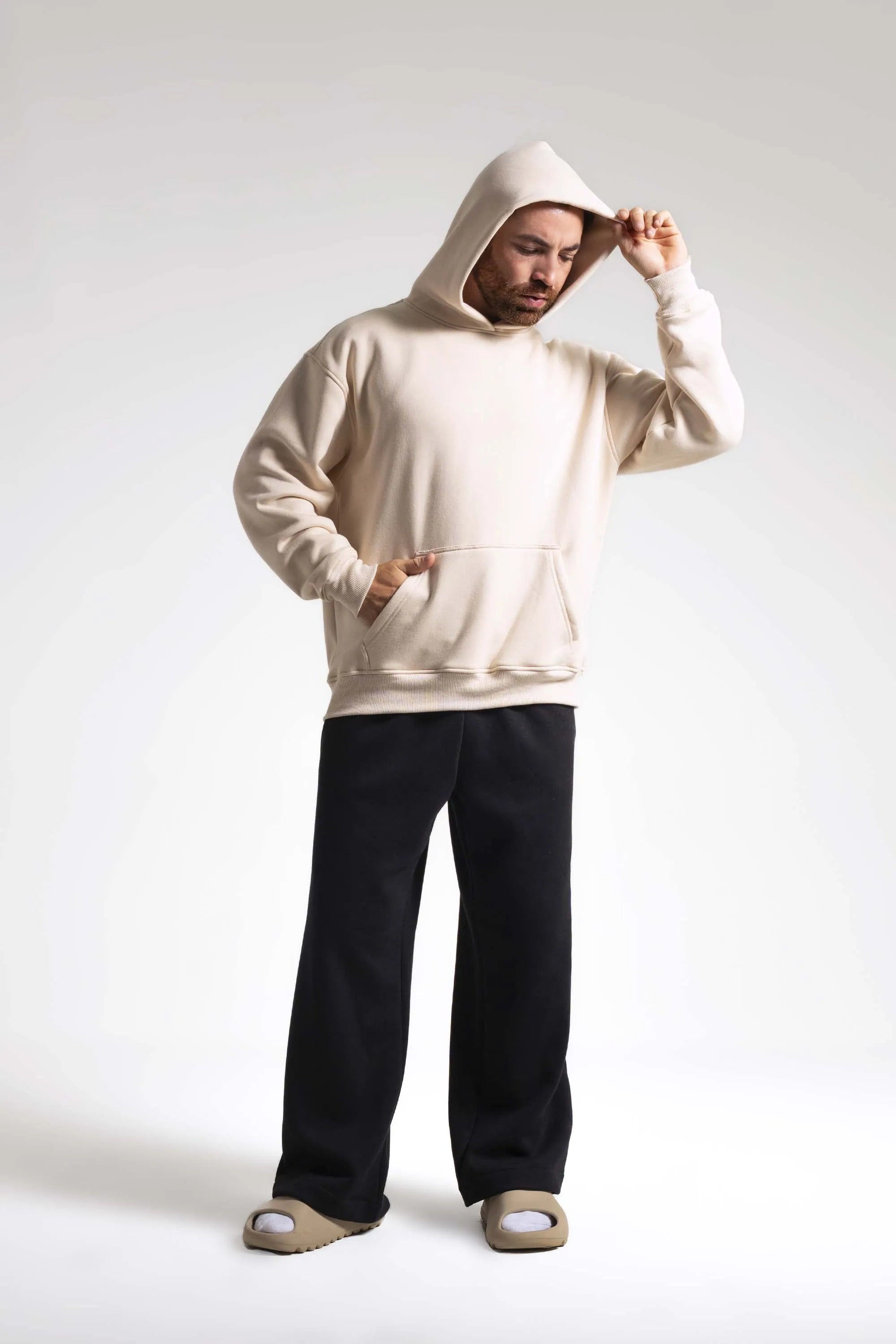 Moletom Oversized Boxy Premium 3 Cabos Com Capuz - Agasalhos