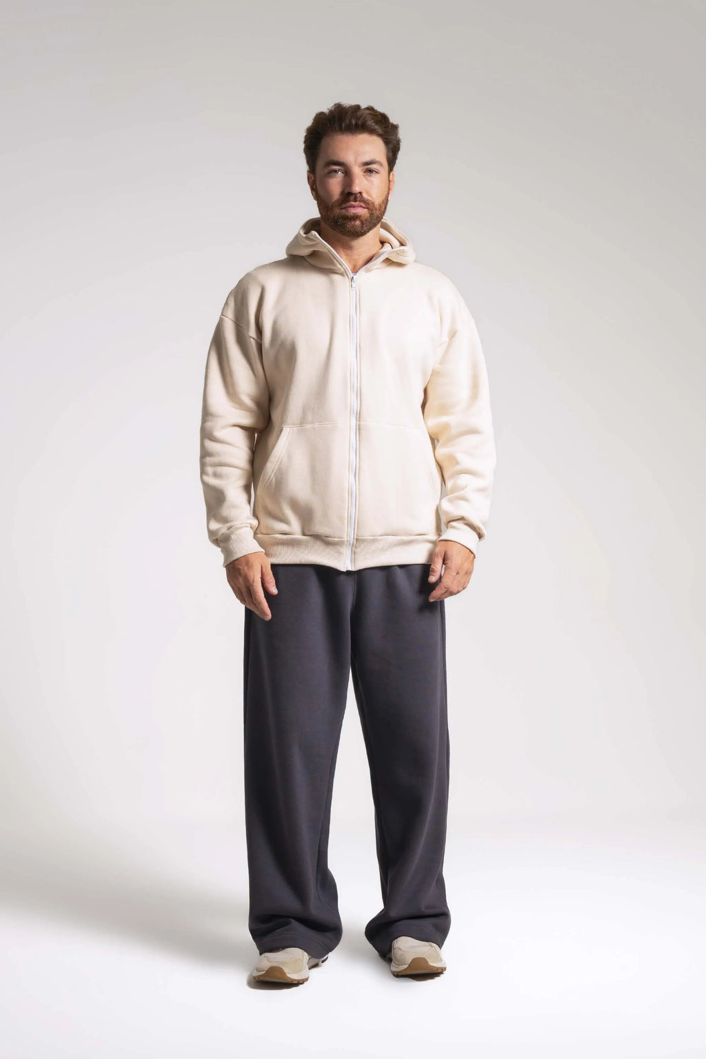 Moletom Canguru Com Ziper 2 Cabos - Agasalhos